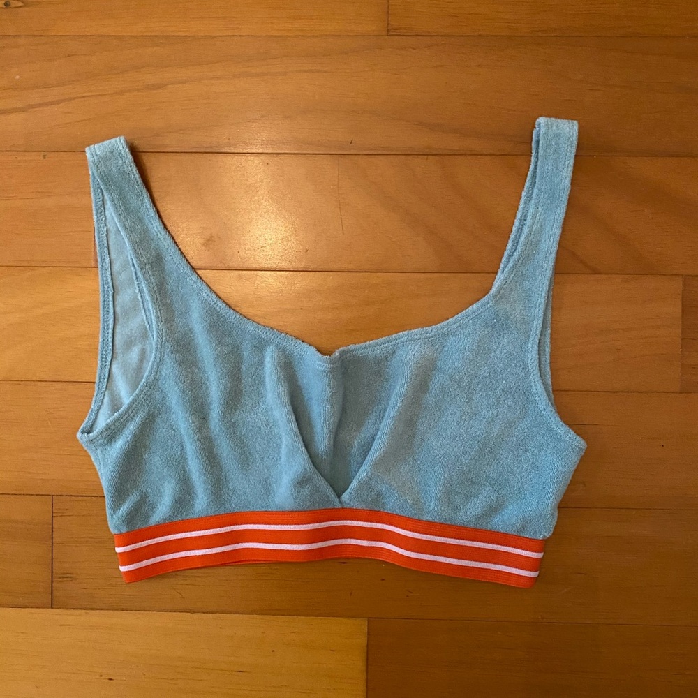 UO terrycloth bra/crop top